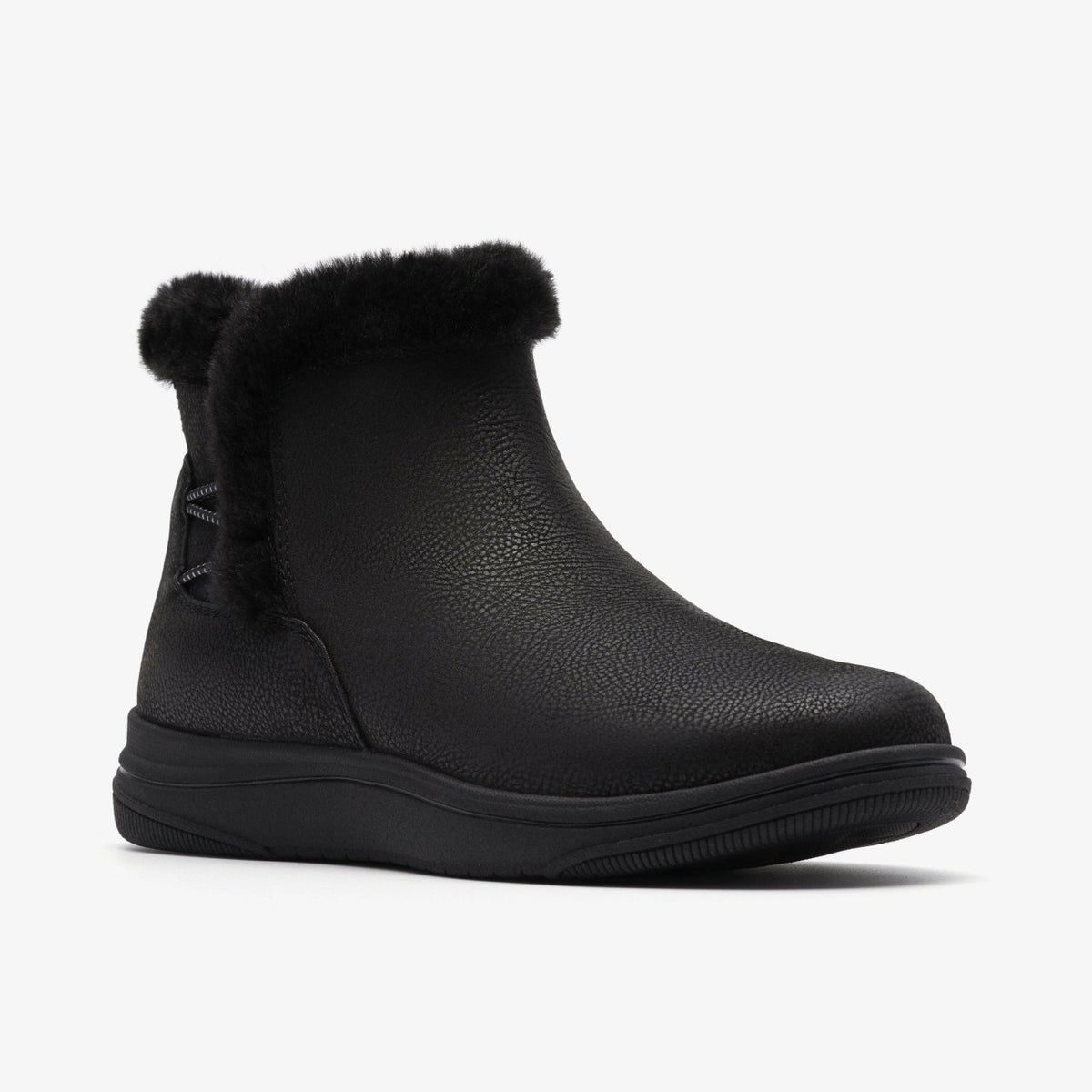 Clarks Women Brinkley Fur Black Combination