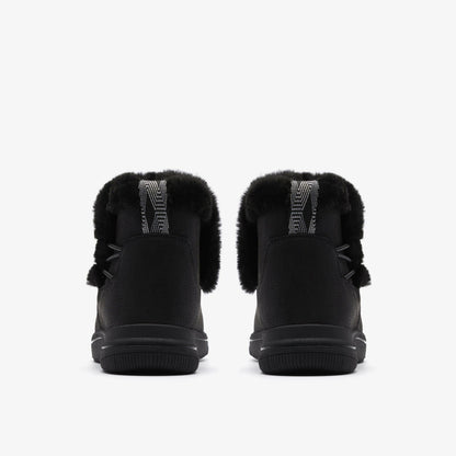 Clarks Women Brinkley Fur Black Combination