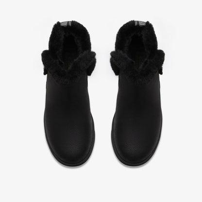 Clarks Women Brinkley Fur Black Combination