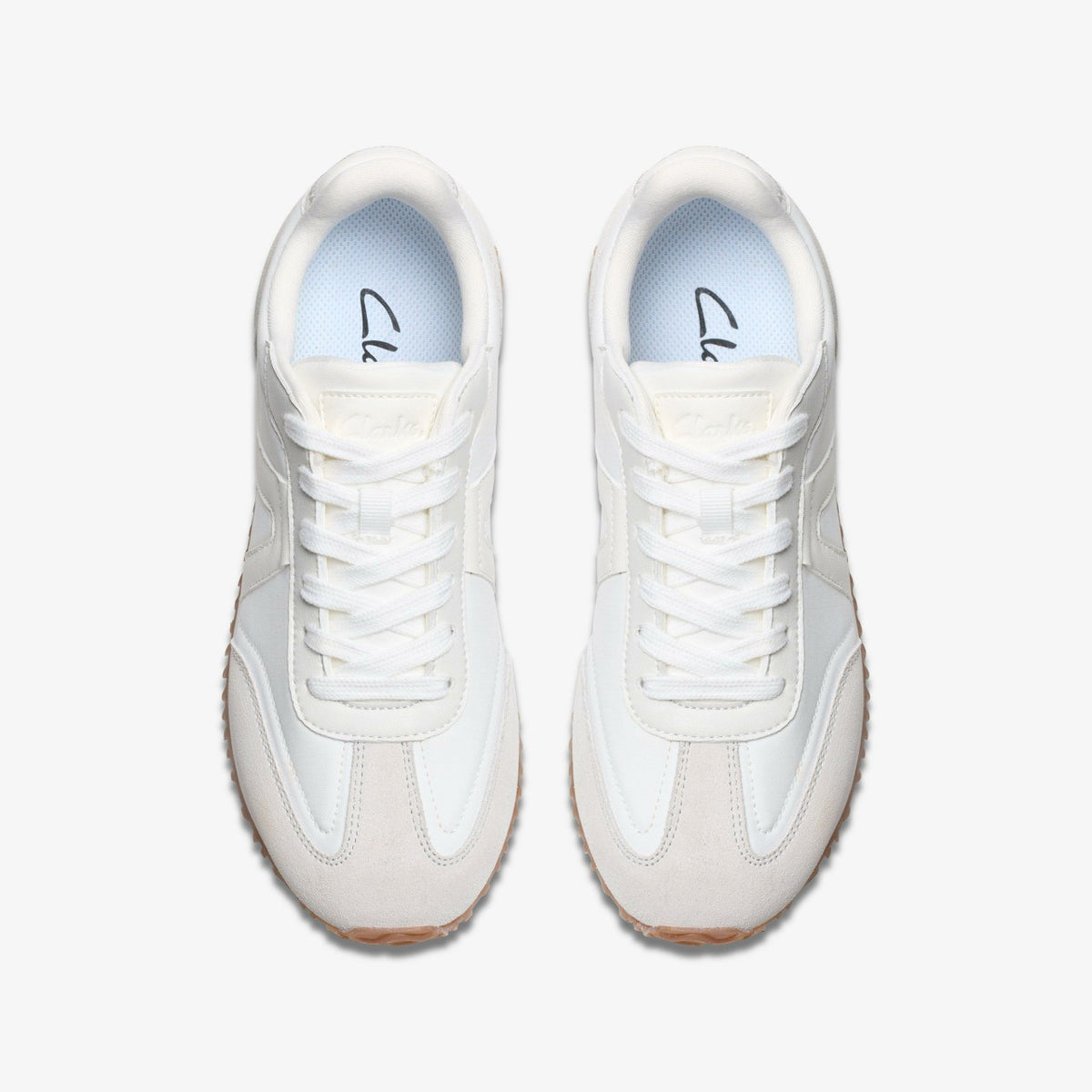 Clarks Women Calo Run White Combination