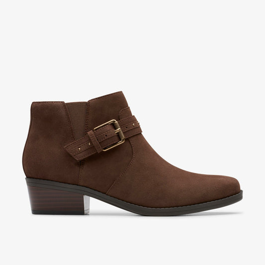 Clarks Women Danyelle Wish Brown Suede