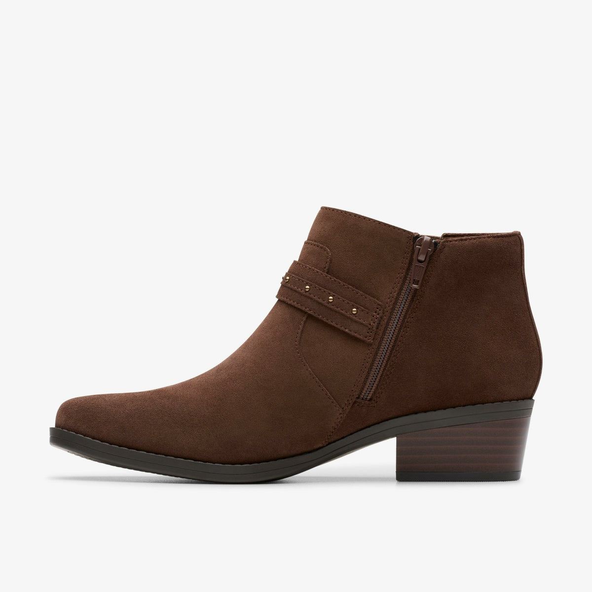 Clarks Women Danyelle Wish Brown Suede