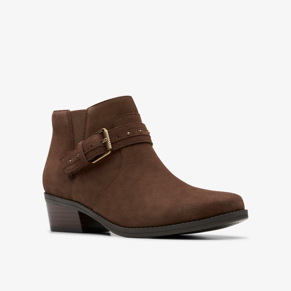 Clarks Women Danyelle Wish Brown Suede