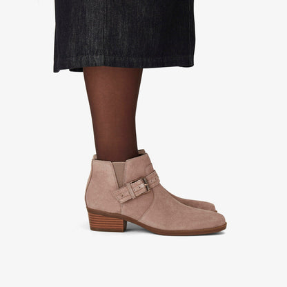 Clarks Women Danyelle Wish Light Taupe Suede