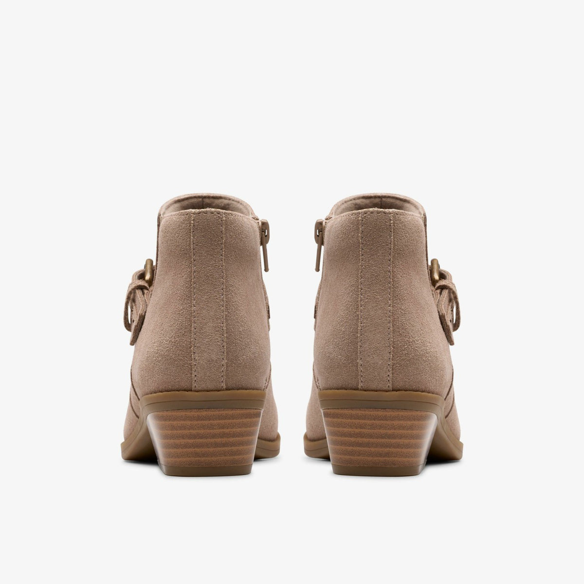 Clarks Women Danyelle Wish Light Taupe Suede