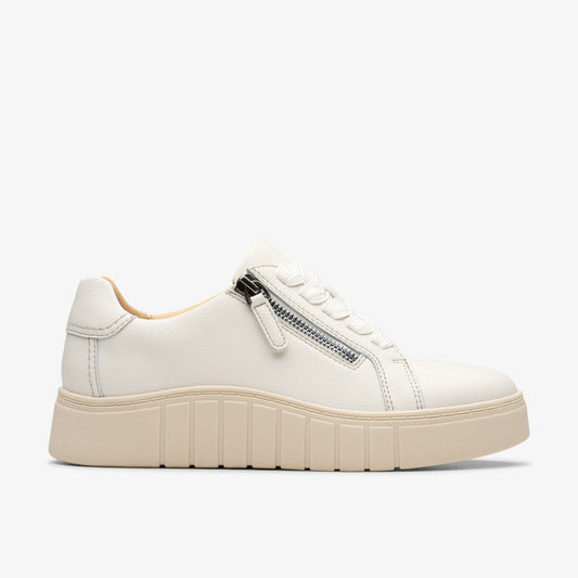 Clarks Women Mykah Joy Off White Leather