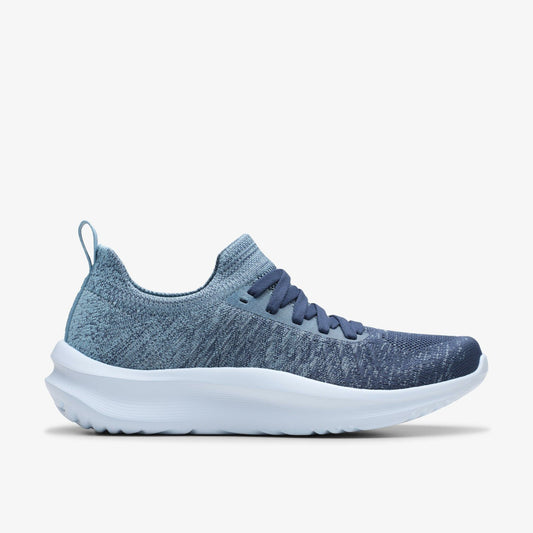 Clarks Women Solevana Lace Light Blue Combination