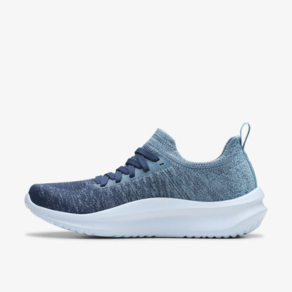 Clarks Women Solevana Lace Light Blue Combination