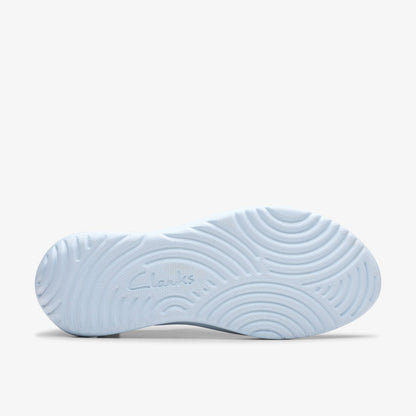 Clarks Women Solevana Lace Light Blue Combination