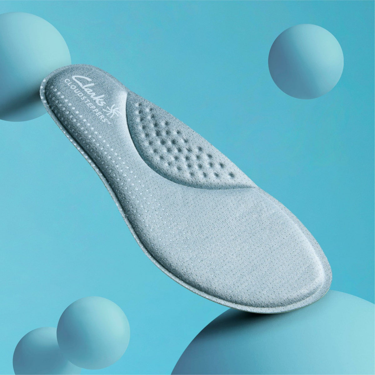 Clarks Women Solevana Tie Light Blue