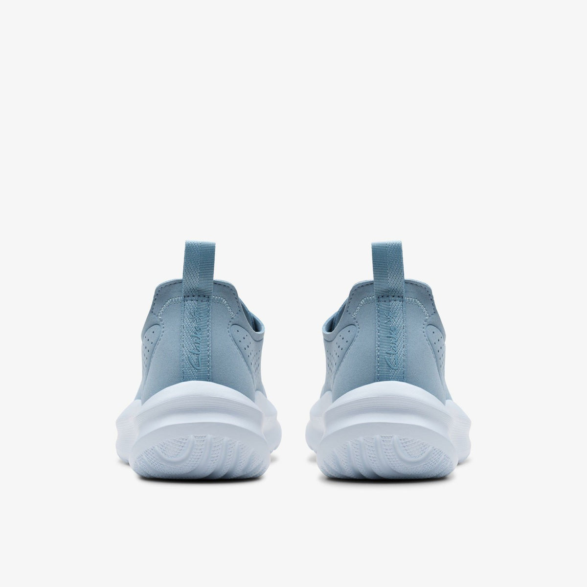 Clarks Women Solevana Tie Light Blue