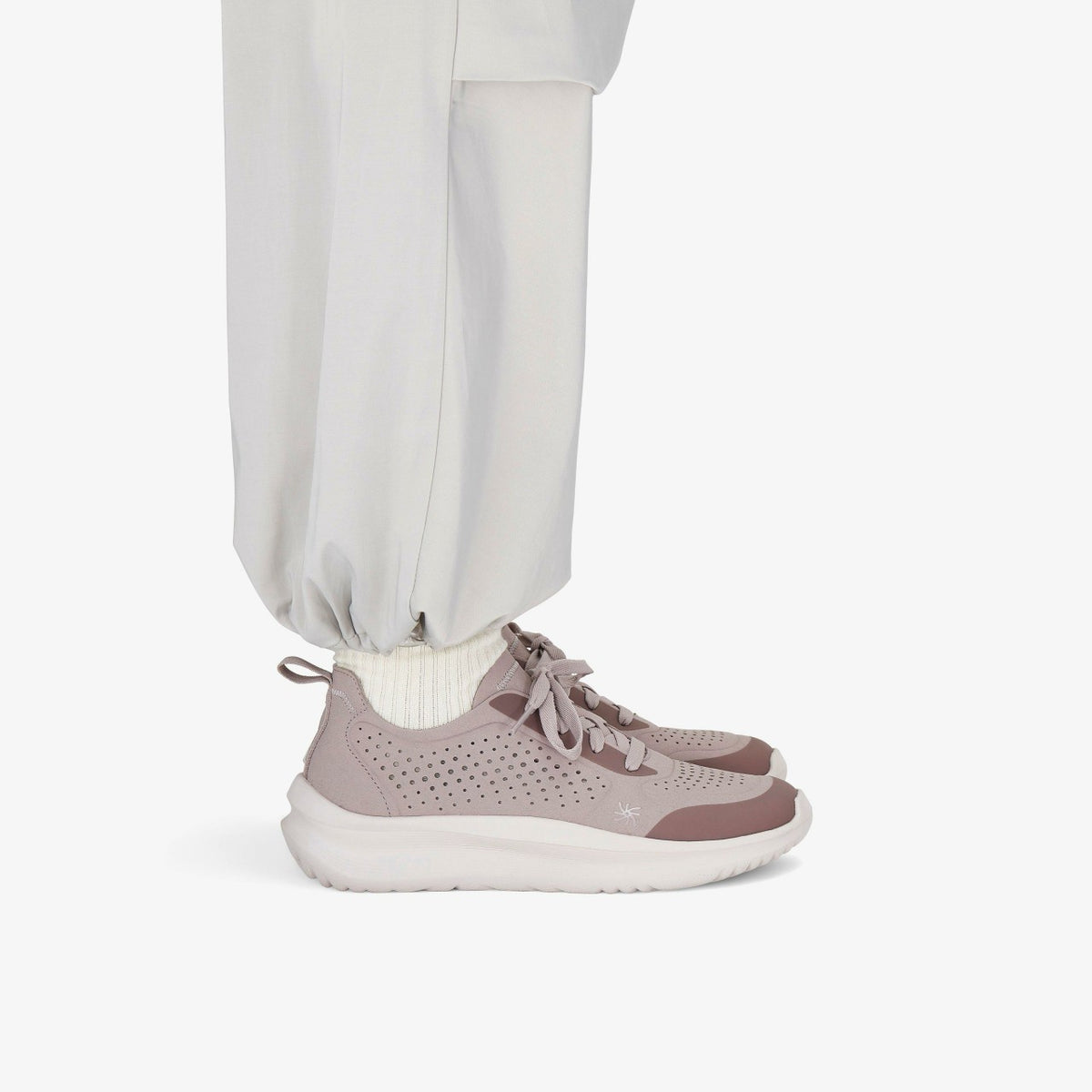Clarks Women Solevana Tie Mauve Combination