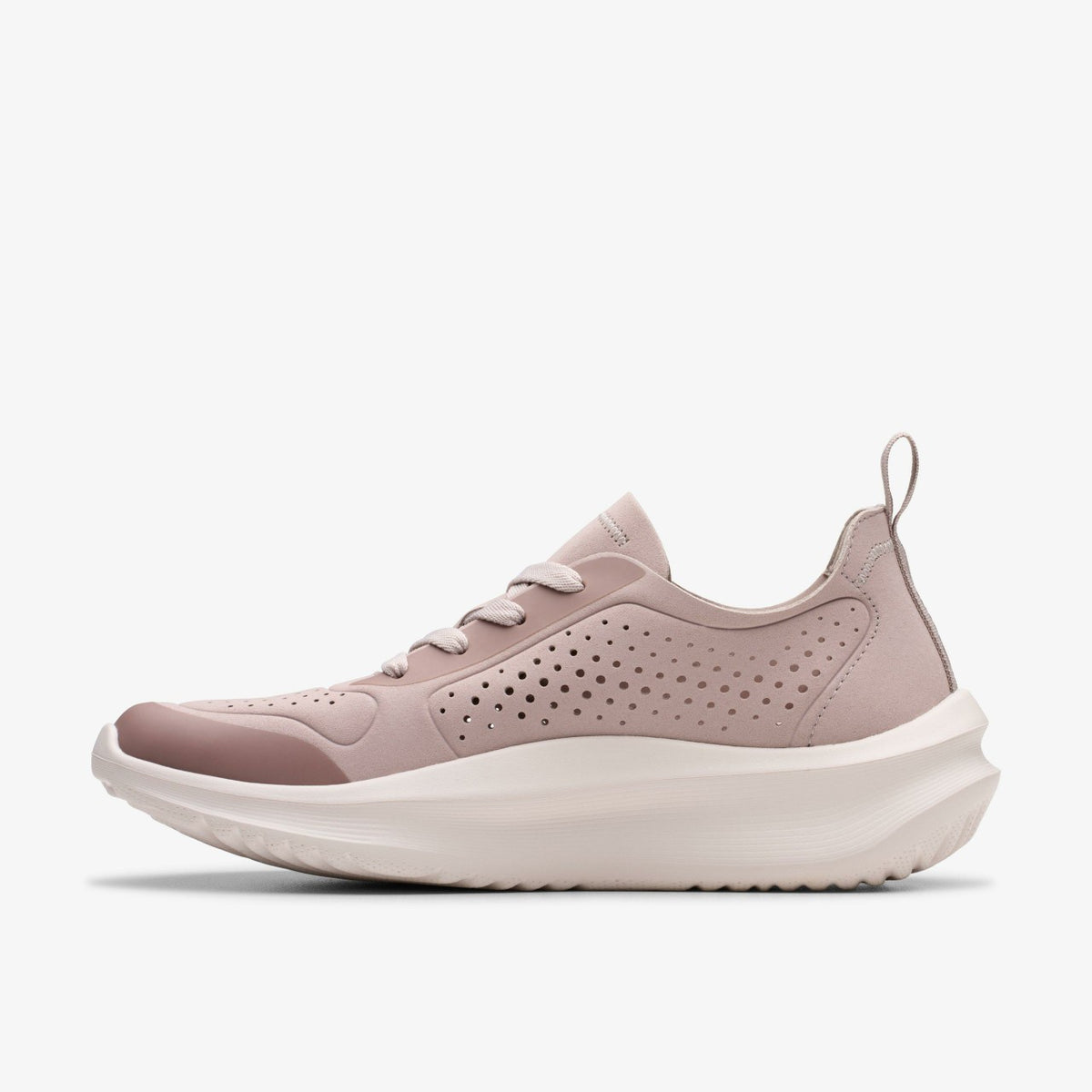 Clarks Women Solevana Tie Mauve Combination