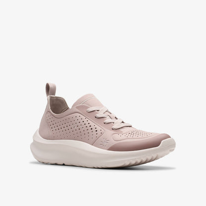 Clarks Women Solevana Tie Mauve Combination