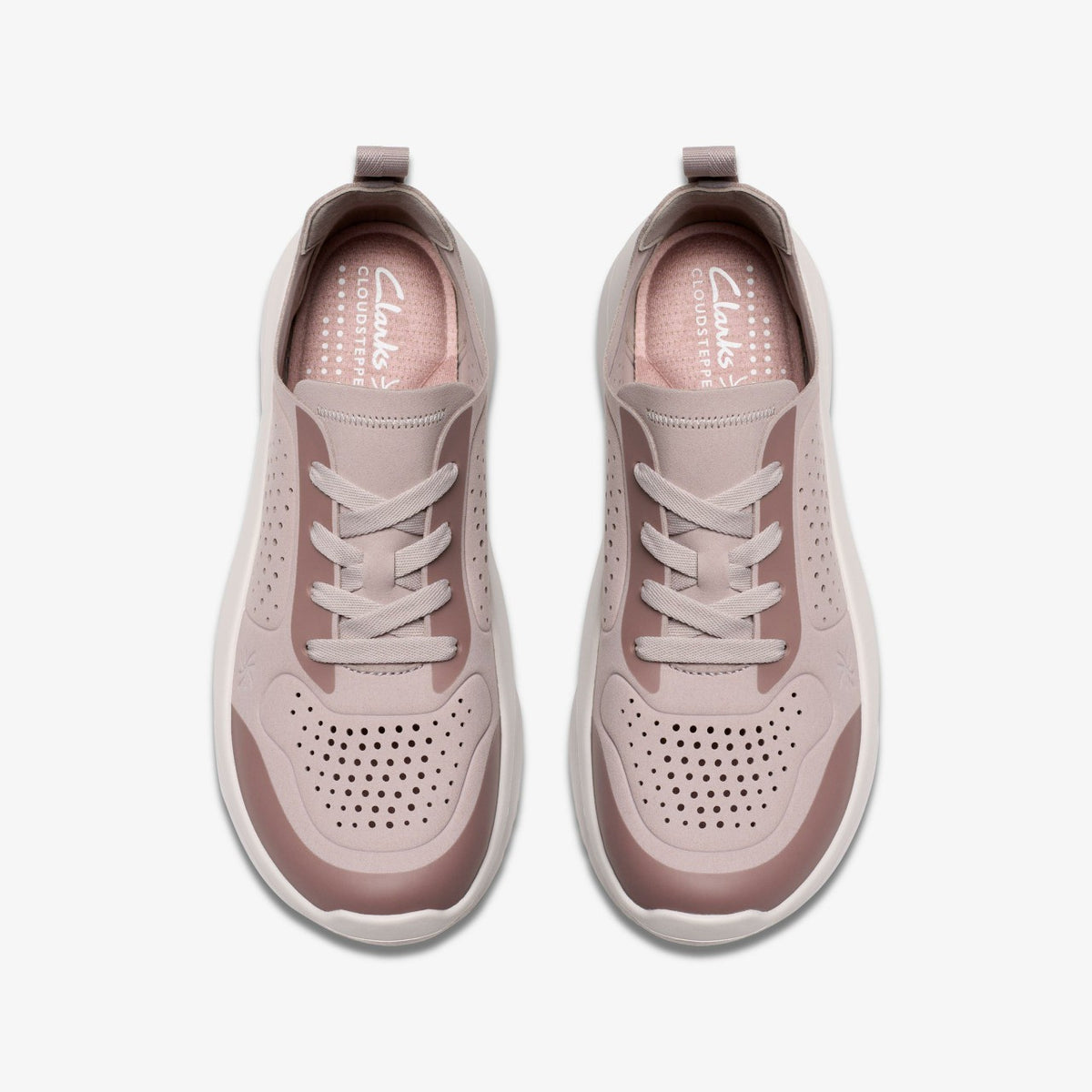 Clarks Women Solevana Tie Mauve Combination