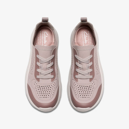 Clarks Women Solevana Tie Mauve Combination
