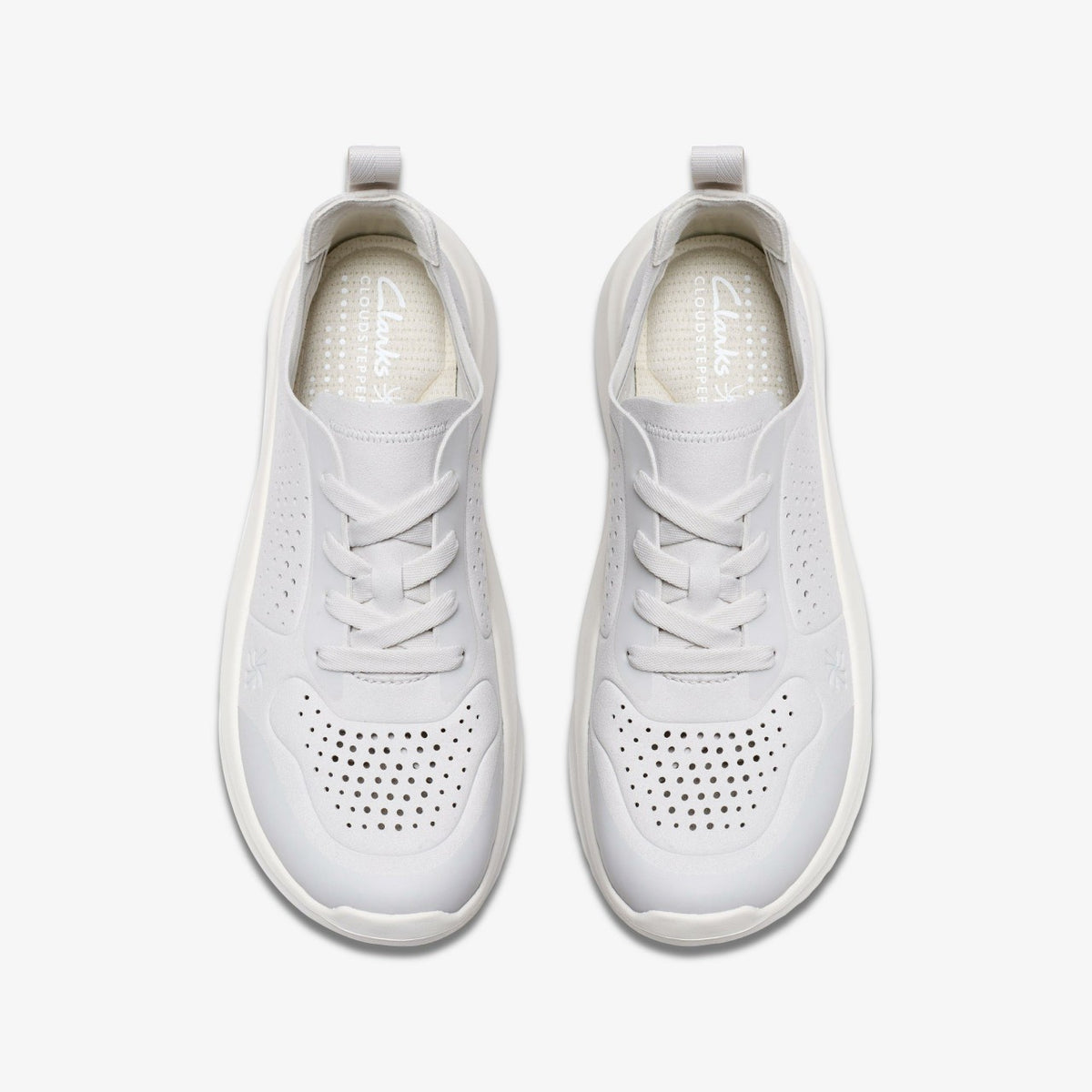Clarks Women Solevana Tie Off White