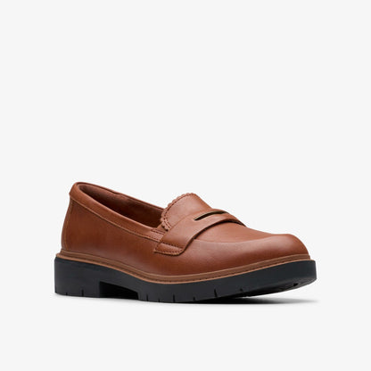 Clarks Women Westlynn Glow Tan Leather
