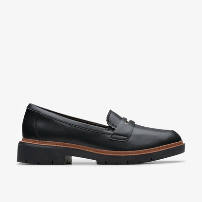 Clarks Women Westlynn Glow Black Leather