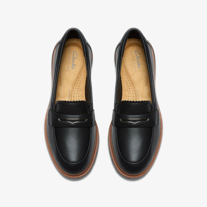 Clarks Women Westlynn Glow Black Leather