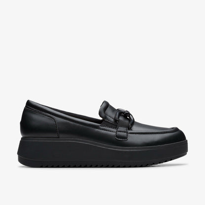 Clarks Women Zylah Top Black Leather