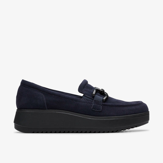 Clarks Women Zylah Top Navy Suede