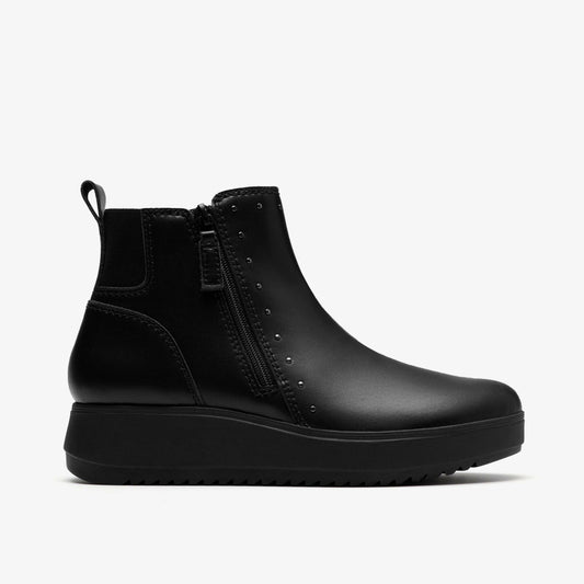 Clarks Women Zylah Willow Black Leather