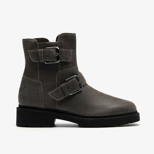 Clarks Women Lauryl Bay Dark Grey Leather
