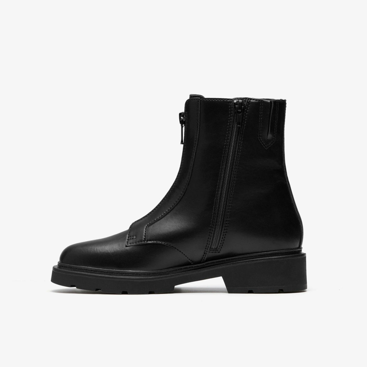 Clarks Women Lauryl Zip Black Leather