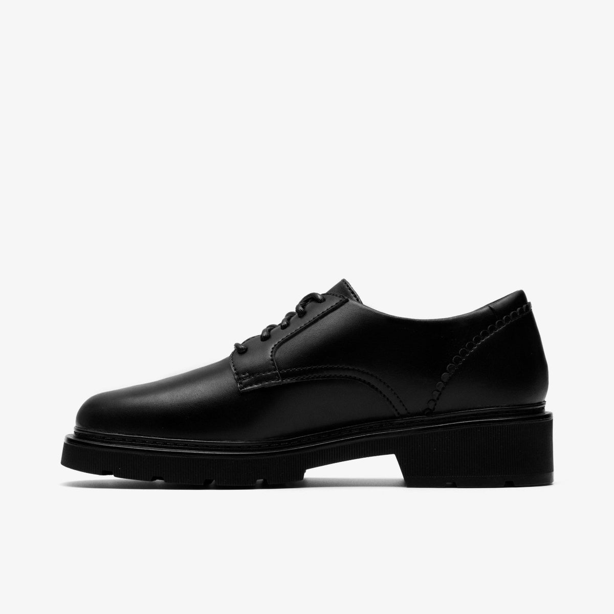 Clarks Women Lauryl Lace Black Leather