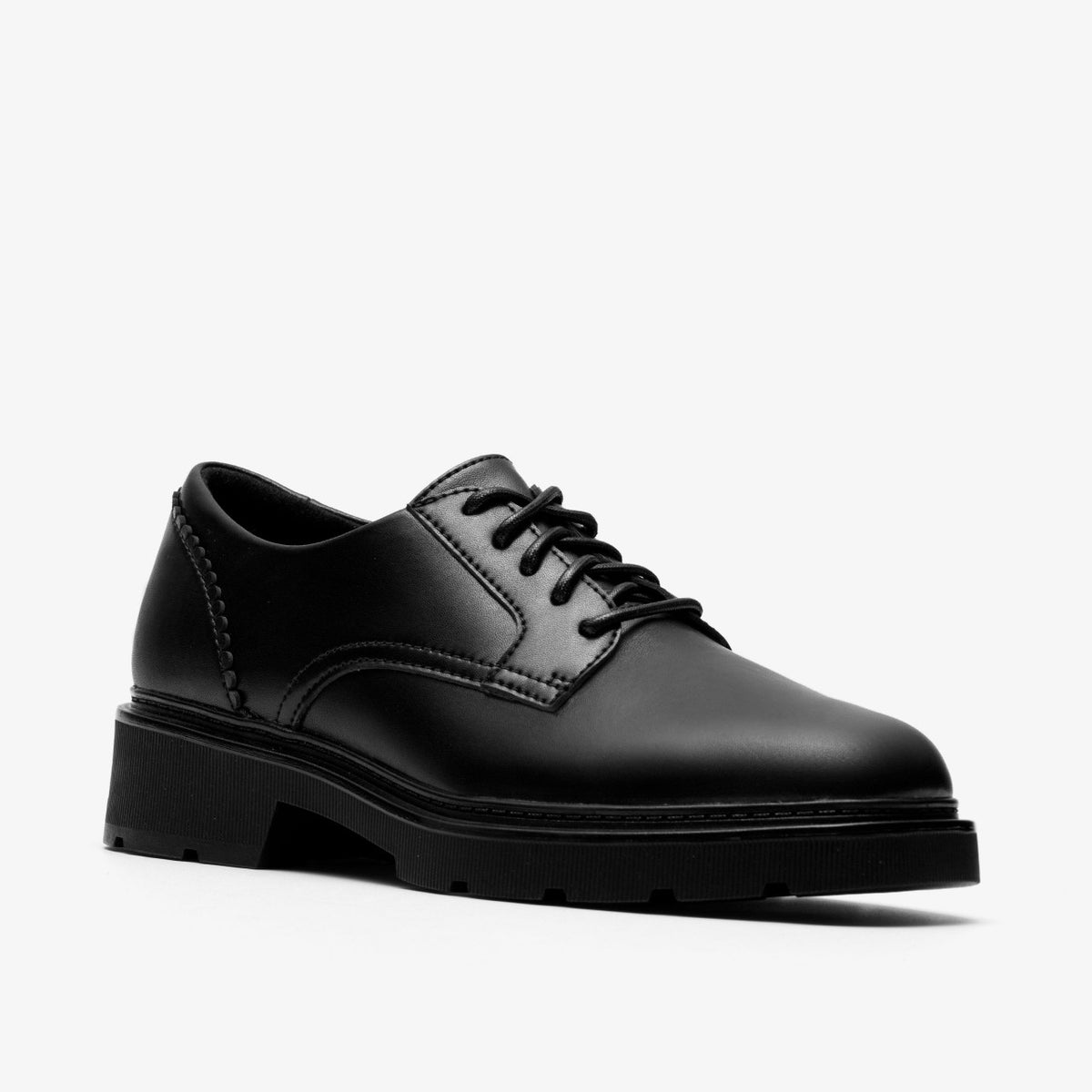 Clarks Women Lauryl Lace Black Leather