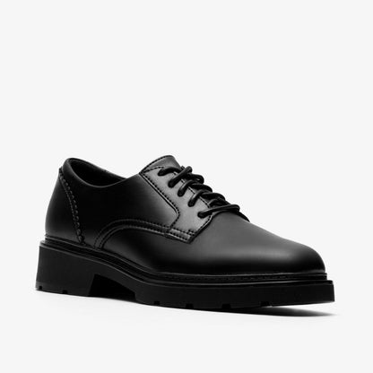 Clarks Women Lauryl Lace Black Leather