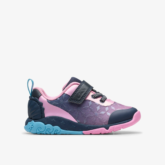 Clarks Kids Tidal Trail Toddler Navy