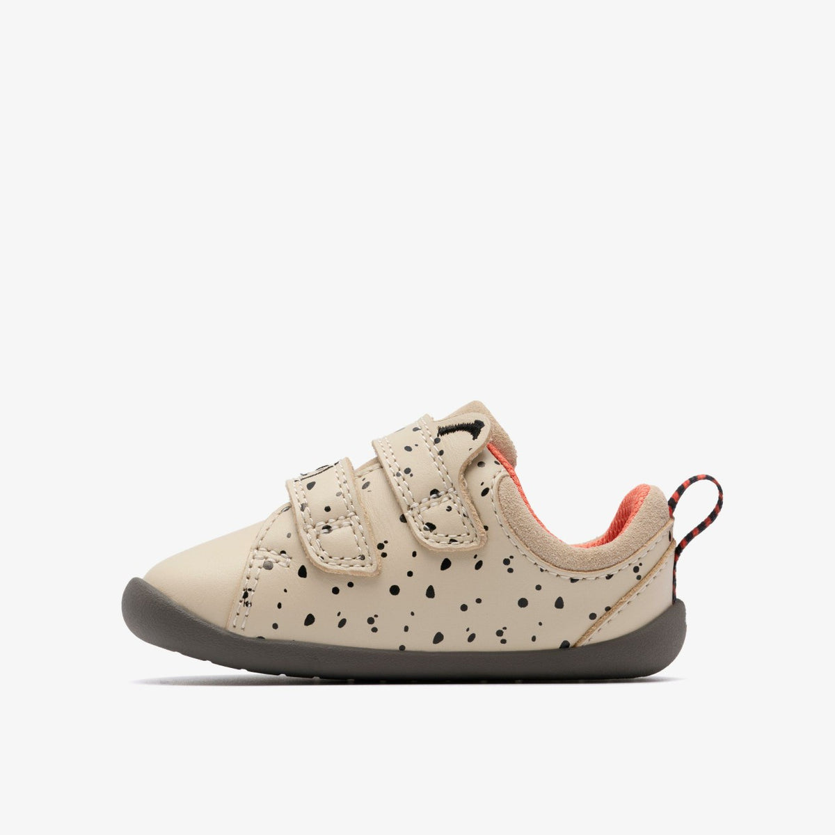 Clarks Kids Roamer Wish Toddler Off White Print