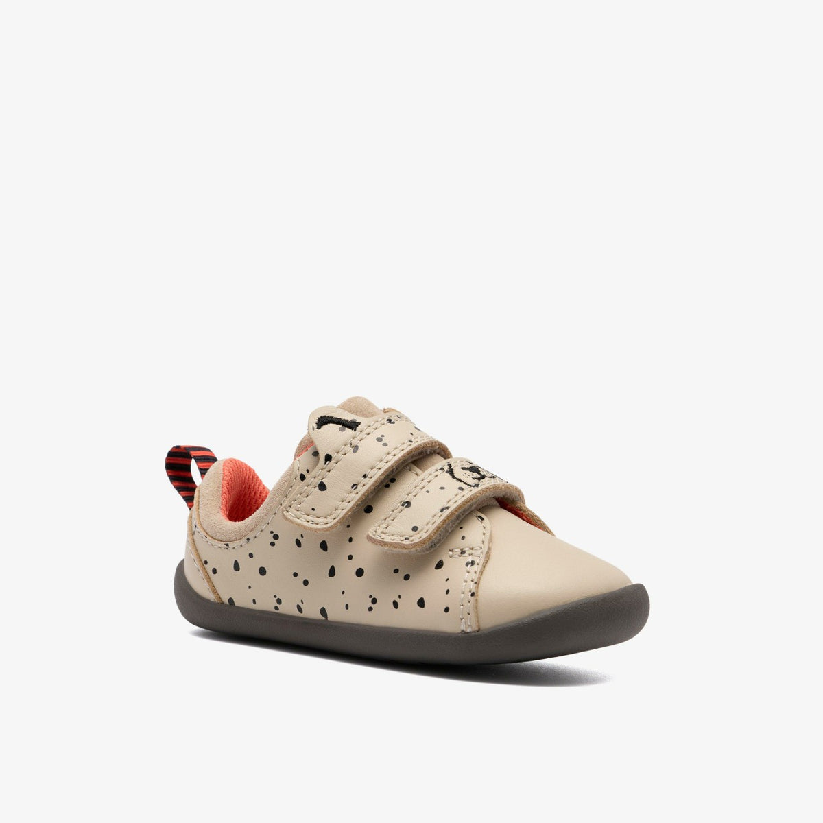 Clarks Kids Roamer Wish Toddler Off White Print