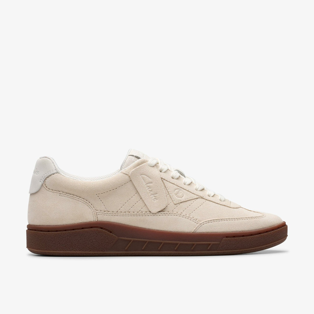 Clarks Men Craft Rally Ace Off White Suede