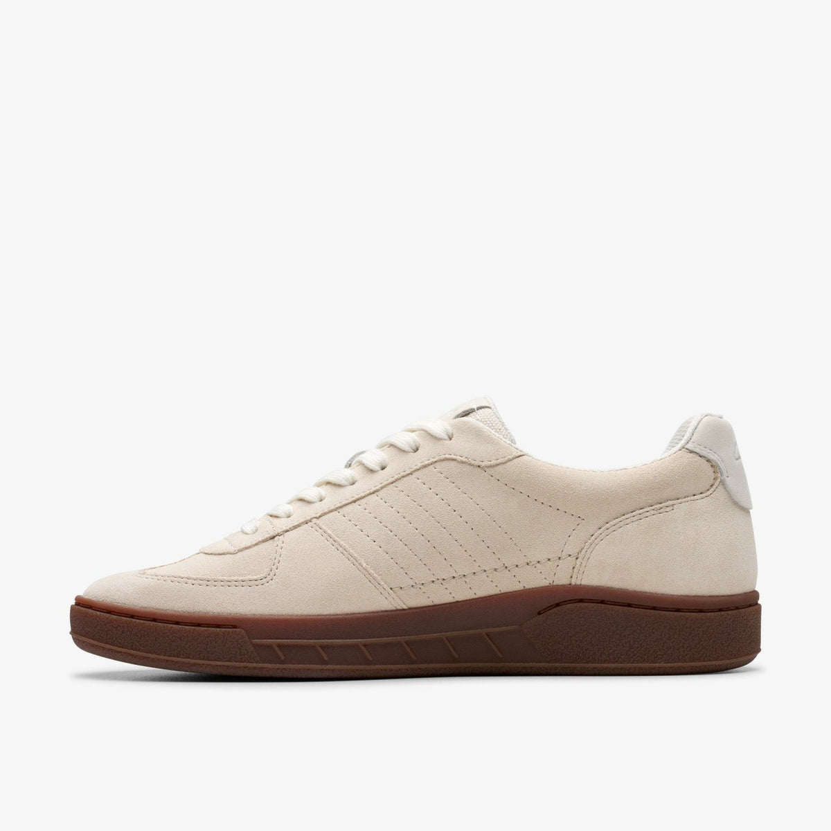 Clarks Men Craft Rally Ace Off White Suede