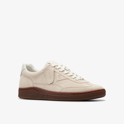 Clarks Men Craft Rally Ace Off White Suede