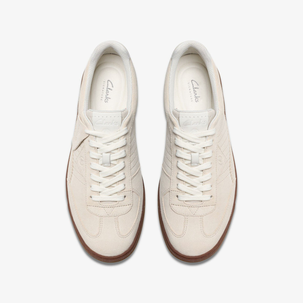 Clarks Men Craft Rally Ace Off White Suede