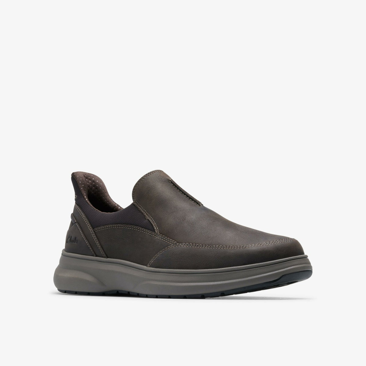 Clarks Men Mullan Step Dark Brown Leather