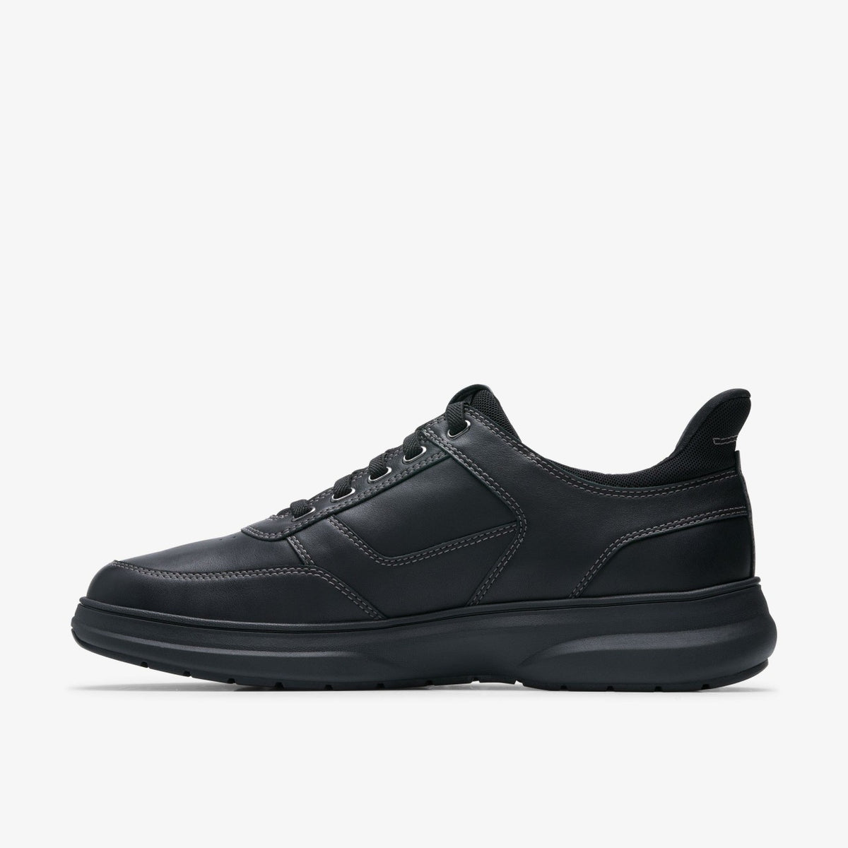Clarks Men Mullan Easy Black Leather