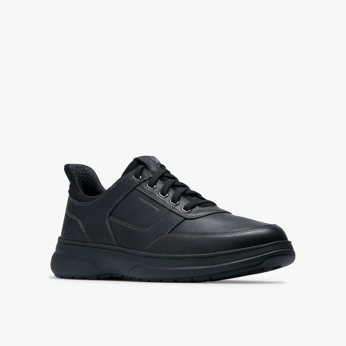 Clarks Men Mullan Easy Black Leather