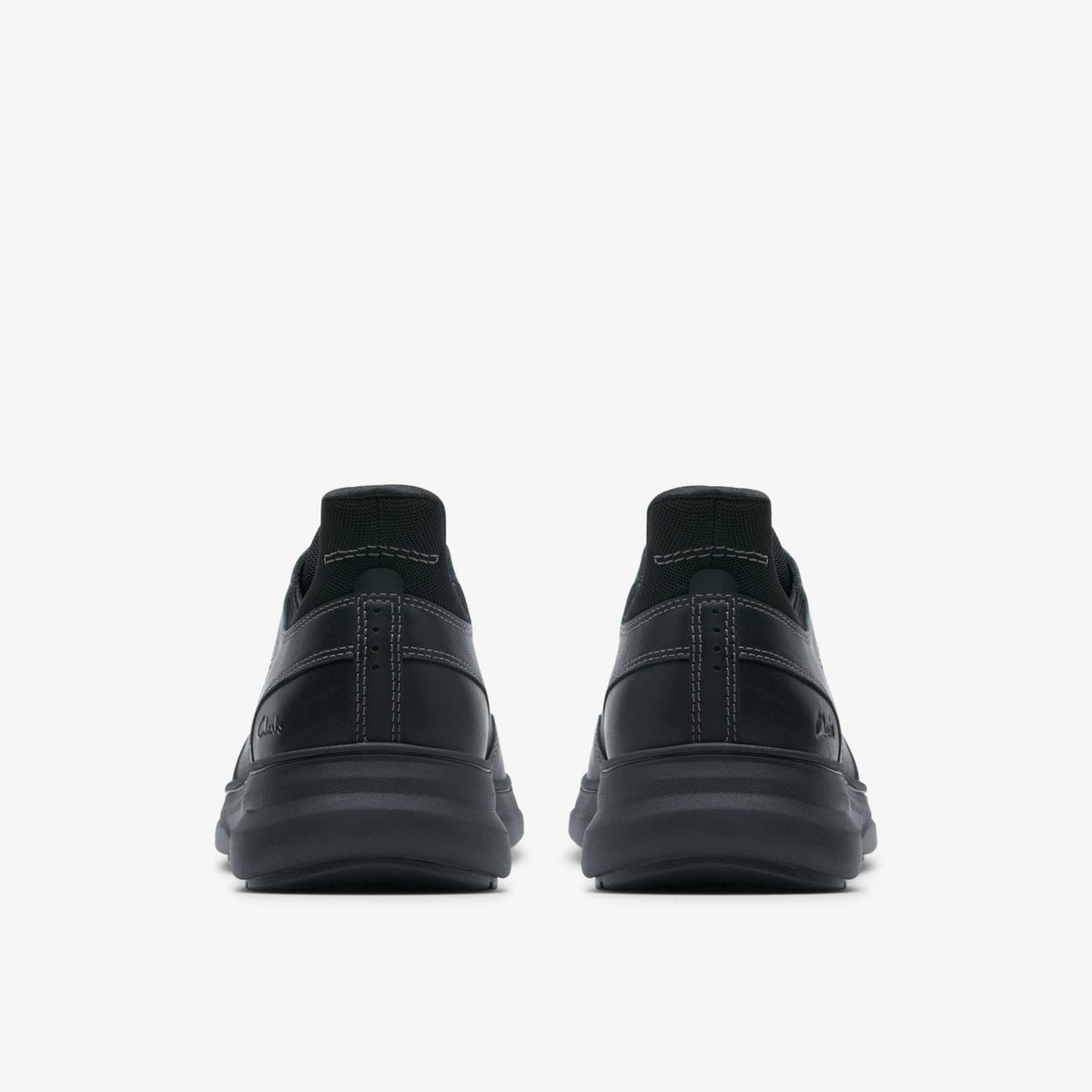 Clarks Men Mullan Easy Black Leather