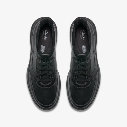 Clarks Men Mullan Easy Black Leather