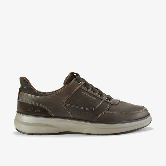 Clarks Men Mullan Easy Dark Brown Leather