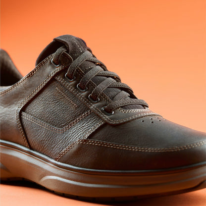 Clarks Men Mullan Easy Dark Brown Leather
