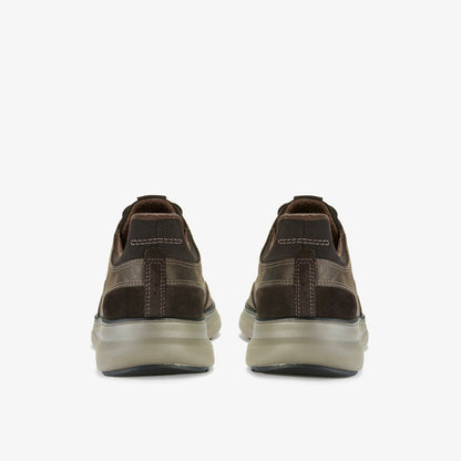 Clarks Men Mullan Easy Dark Brown Leather