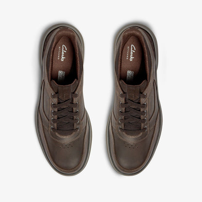 Clarks Men Mullan Easy Dark Brown Leather
