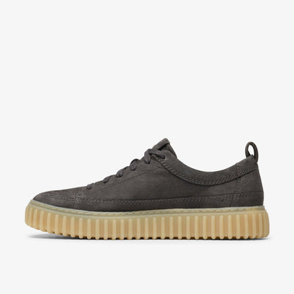 Clarks Men Torhill Lace Dark Grey Nubuck