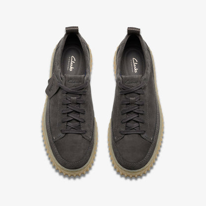 Clarks Men Torhill Lace Dark Grey Nubuck